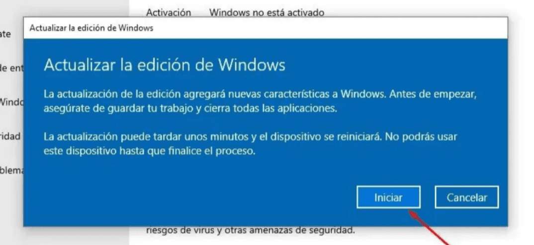 Guía Actualizar de Windows Home a Pro 