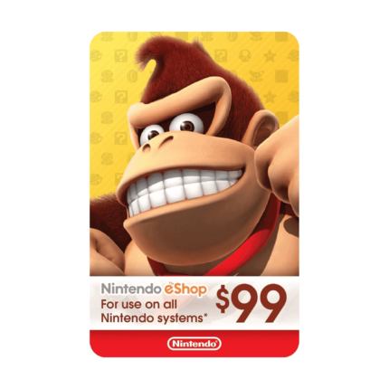 Nintendo USA 99 USD - Tarjeta de regalo para la tienda de Nintendo