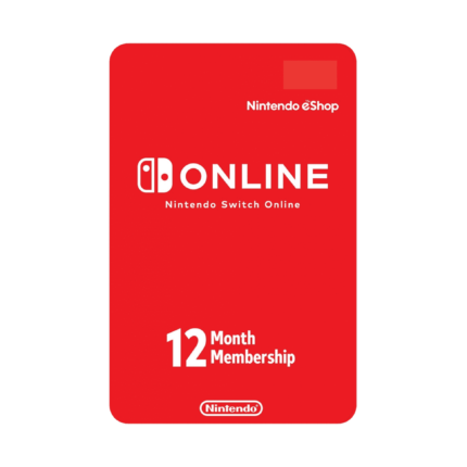Nintendo Switch Online 12 meses - Suscripción para jugar en línea y más
