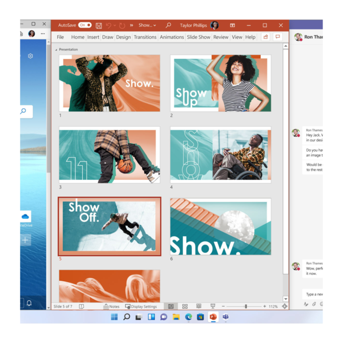 PowerPoint Office 365 Interfaz 2024