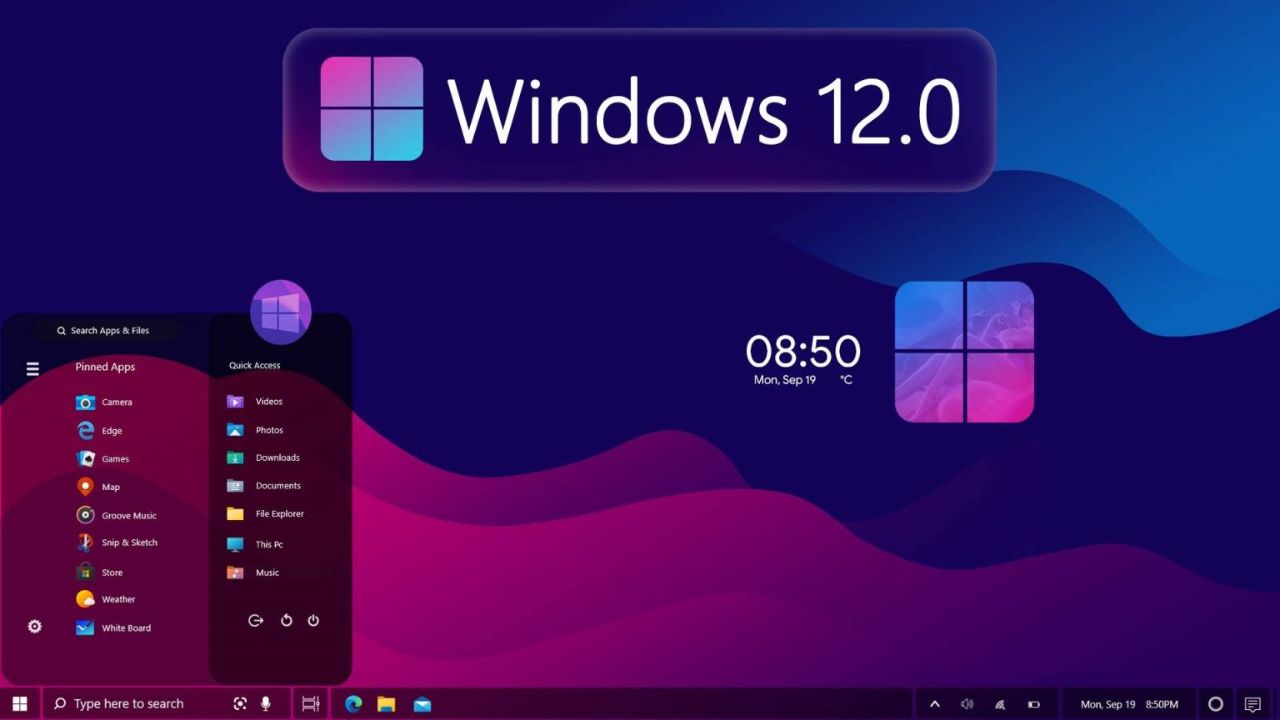 Características del nuevo Windows 12